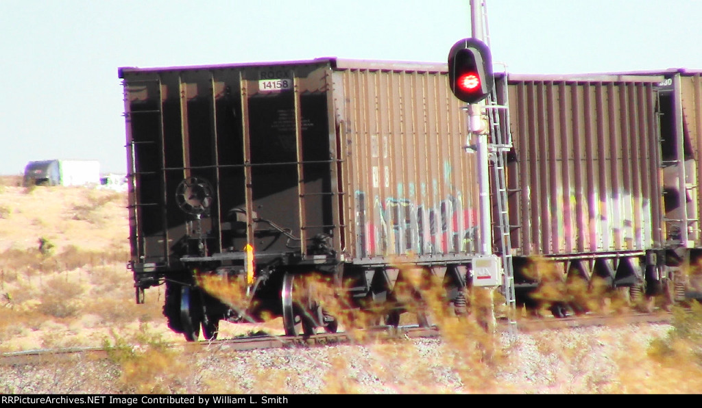 EB Unit Empty Open Hooper Frt @ Erie NV -160